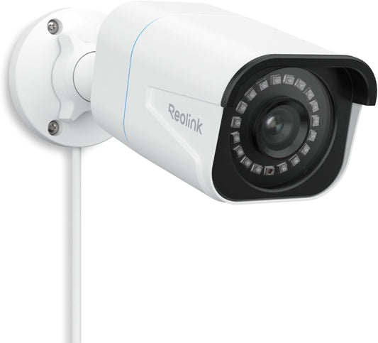 REOLINK 4K/8MP Security PoE IP Camera, Human/Vehicle/Pet Detection, Time-Lapse, 100ft IR Night Vision, Work with Smart Home, Up to 256GB microSD Card, Surveillance Outdoor Indoor, RLC-810A
