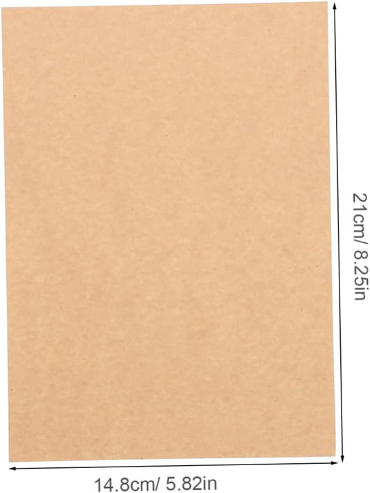 LALAFINA Retro Letter Paper Pack 50 Sheets Lined Writing Paper A5 Size for Writing