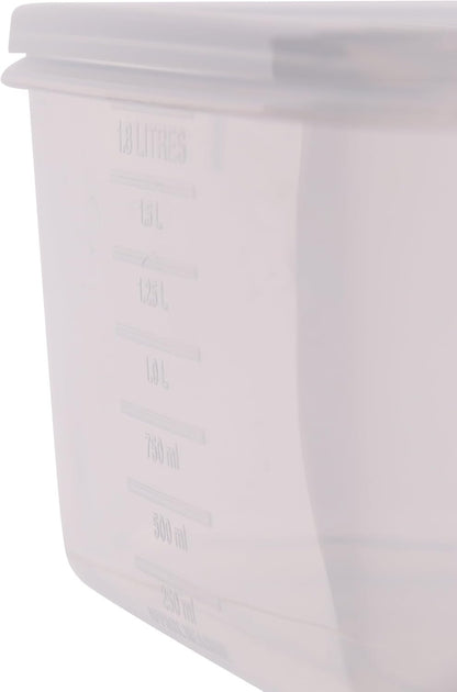 DÃ©cor Tellfresh Oblong Food Container, 1.8 Liter Capacity