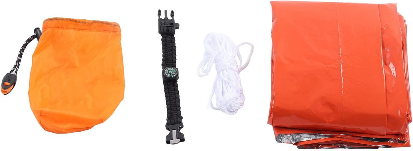 Emergency Survival Shelter Tent, Tube Tent Survival Shelter Resist Wind Snow for Earthquake Relief Camping Hiking Outdoor Adventures(#1)