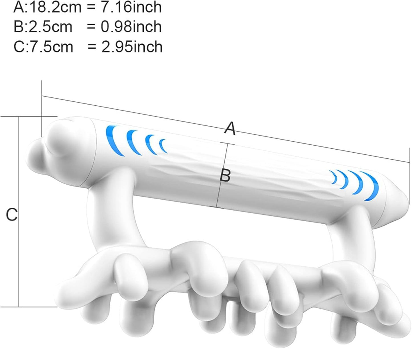 Fascia Massage Tool, Lymphatic Drainage Massager, Cellulite Massager for Cellulite Remover, Itchy Skin Relief, Body Shaping for Thighs, Butt, Legs, Back, Shoulders, Calves
