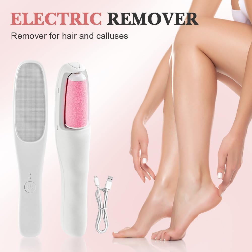 Electric Callus Remover, 2025 New 2-in-1 Electric Foot Callus Remover, Pedicure Tools for Feet, ElectricS Callus RemoverS for Feet, Foot Care for Men and Women (1pcs)