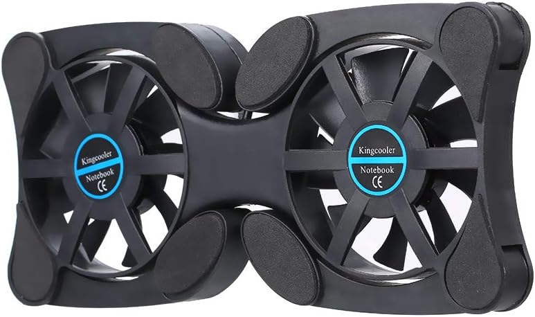 Mini Portable Folding Foldable USB Dual Fan Cooler Cooling Pad for PC Laptop Notebook 7 VCXN