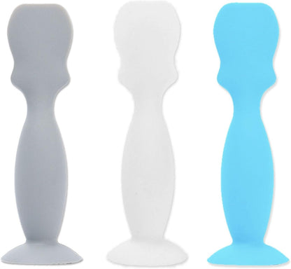 Baby Diaper Cream Spatula, 3 Pack Baby Diaper Brush Baby Cream Applicator, Silicone Diaper Cream Spatulas Brush for Newborn Baby