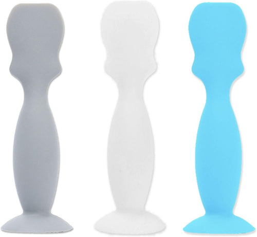 Baby Diaper Cream Spatula, 3 Pack Baby Diaper Brush Baby Cream Applicator, Silicone Diaper Cream Spatulas Brush for Newborn Baby
