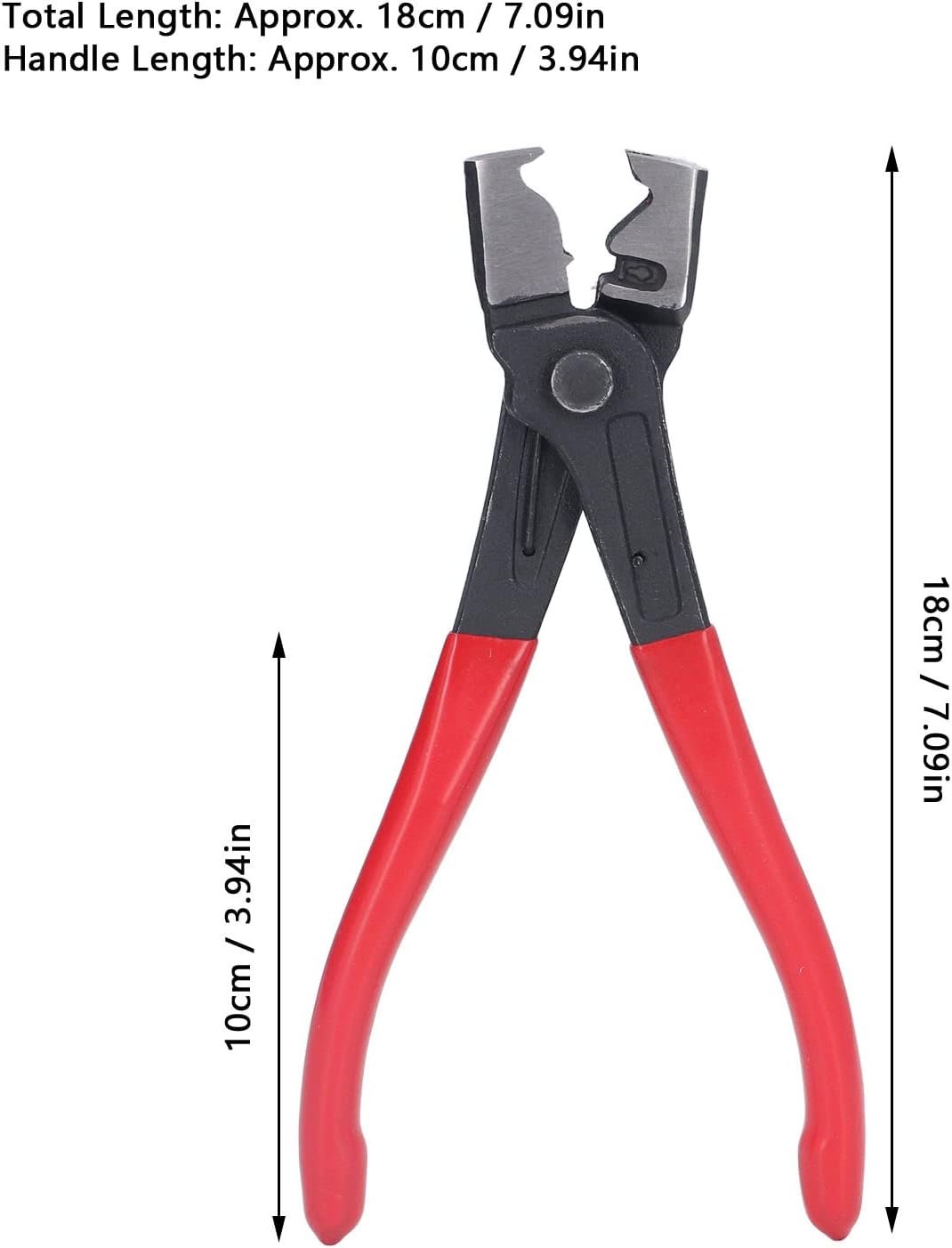 Hose Clamp Pliers Carbon Steel R Clamp Pliers Automotive Collar Pliers CV Boot Hose Clip Pliers for Car Technicians