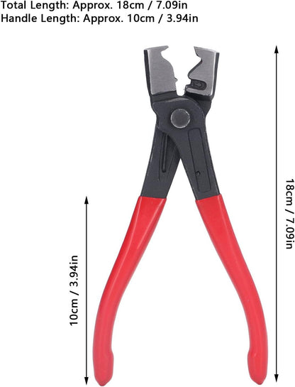 Hose Clamp Pliers Carbon Steel R Clamp Pliers Automotive Collar Pliers CV Boot Hose Clip Pliers for Car Technicians