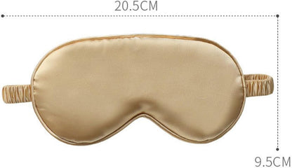 Silk Eye Mask Set for Ultimate Comfort and Restful Sleep Silk Eye Mask Sleep Aid Set Travel Sleep Kit Restful Sleep (Champagne Pink)