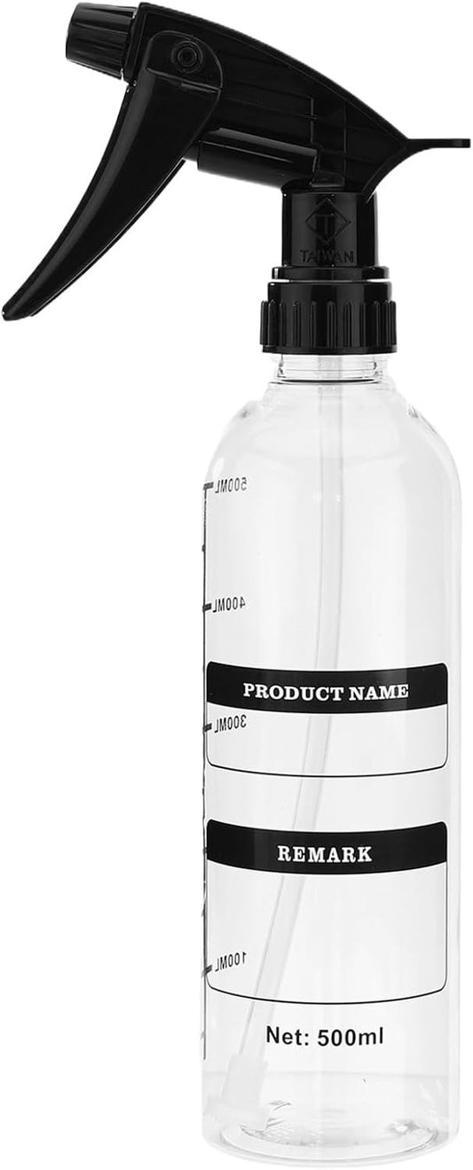 Car Wash Spray Bottle, 500ml Mist Dispenser Sprayer Bottle, 10.59x3.9in Auto Detailing Cleaning, Leak Proof Design for Exterior Surfaces, Garden, Lawn Care, Motorcycle