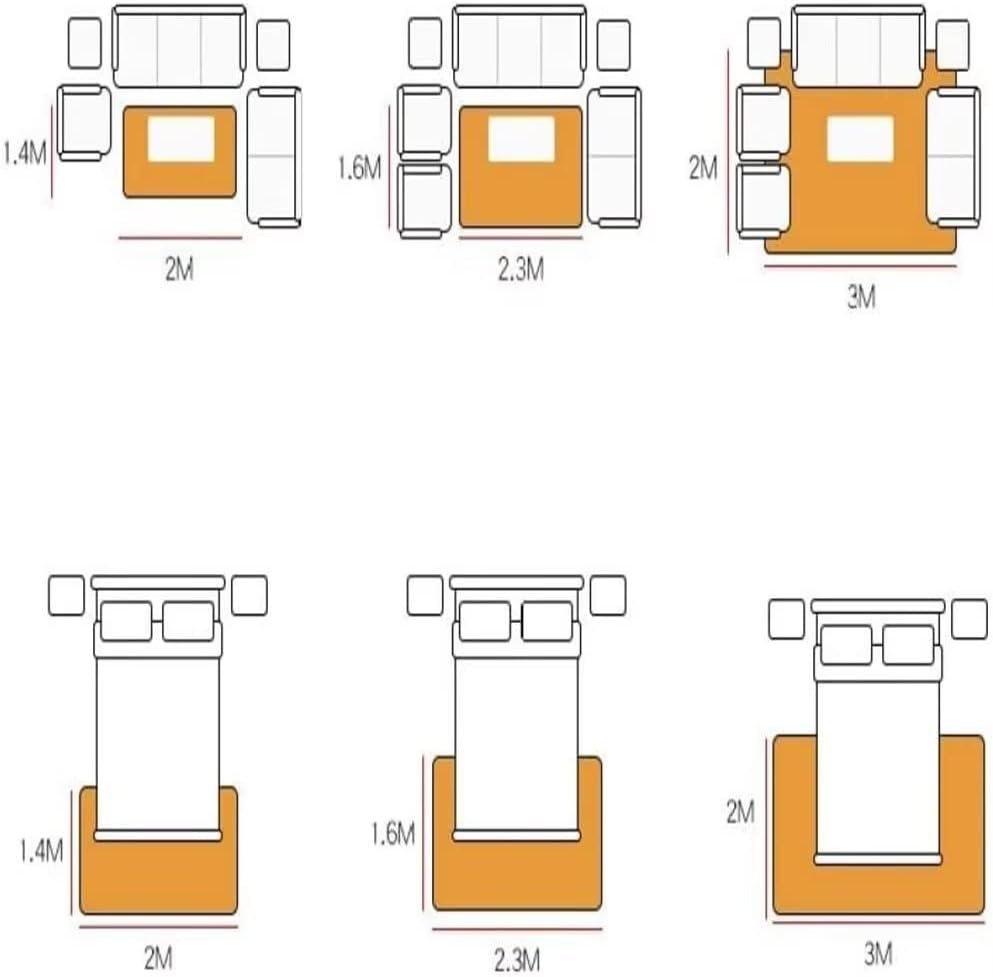 RUGMRZ Tappeti Moderni 180x220cm Tappeto Palestrina Bambini Accessori per la stanza dei bambini tappeto camera da letto moderna semplice illuminazione pad assorbimento acustico antiscivolo