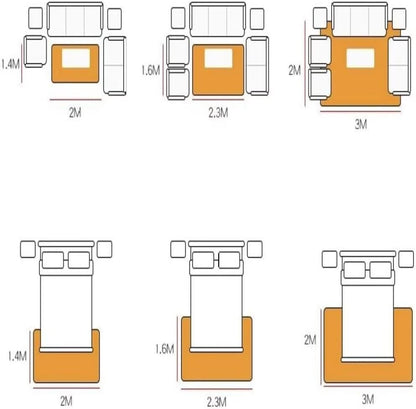 RUGMRZ Tappeti Moderni 180x220cm Tappeto Palestrina Bambini Accessori per la stanza dei bambini tappeto camera da letto moderna semplice illuminazione pad assorbimento acustico antiscivolo