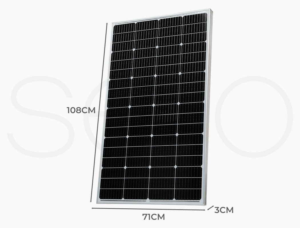 18V 300W Solar Panel Kit Mono Caravan Camping Power with Solar Charge Controller Charging USB Home Battery Charger Panels System Power