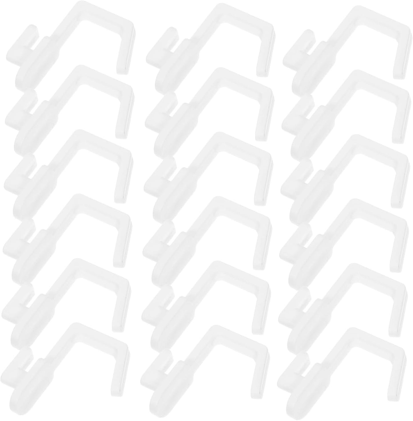 GAXIRE 20pcs Pegboard Hooks: Grid Panel Hanging Hooks Shelving Hangers Organizer for Bedroom Kitchen Office Retail Home Workspace Organization