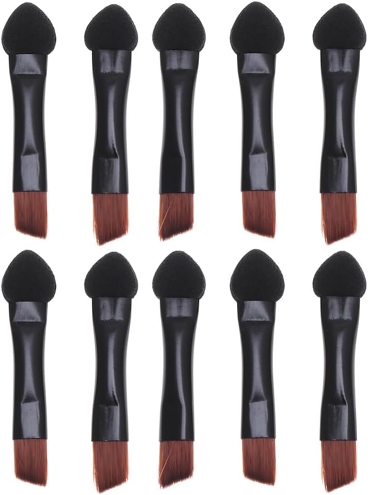 20 Pezzi pennello per ombretto spugnetta per il trucco degli occhi occhio di trucco mini makeup brush set accessori make up ombretto occhi ombretti occhi pennello per sfumare Black Didiseaon