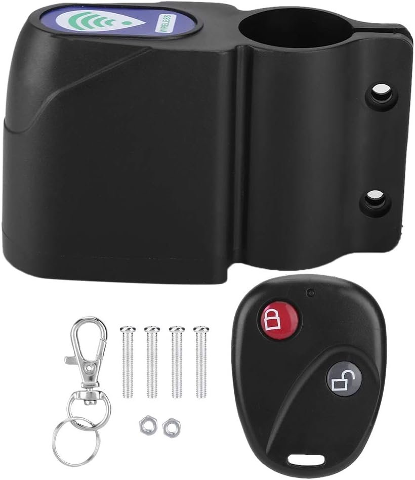 Anti-Theft Bike Lock 120dB Alarm Security Lock 0.1kg Ultralight Wireless Remote Control Alarm