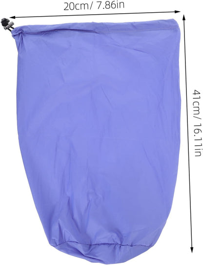 Milisten Travel-Friendly Down Jacket Bag Waterproof Small Camping Storage Drawstring Closure