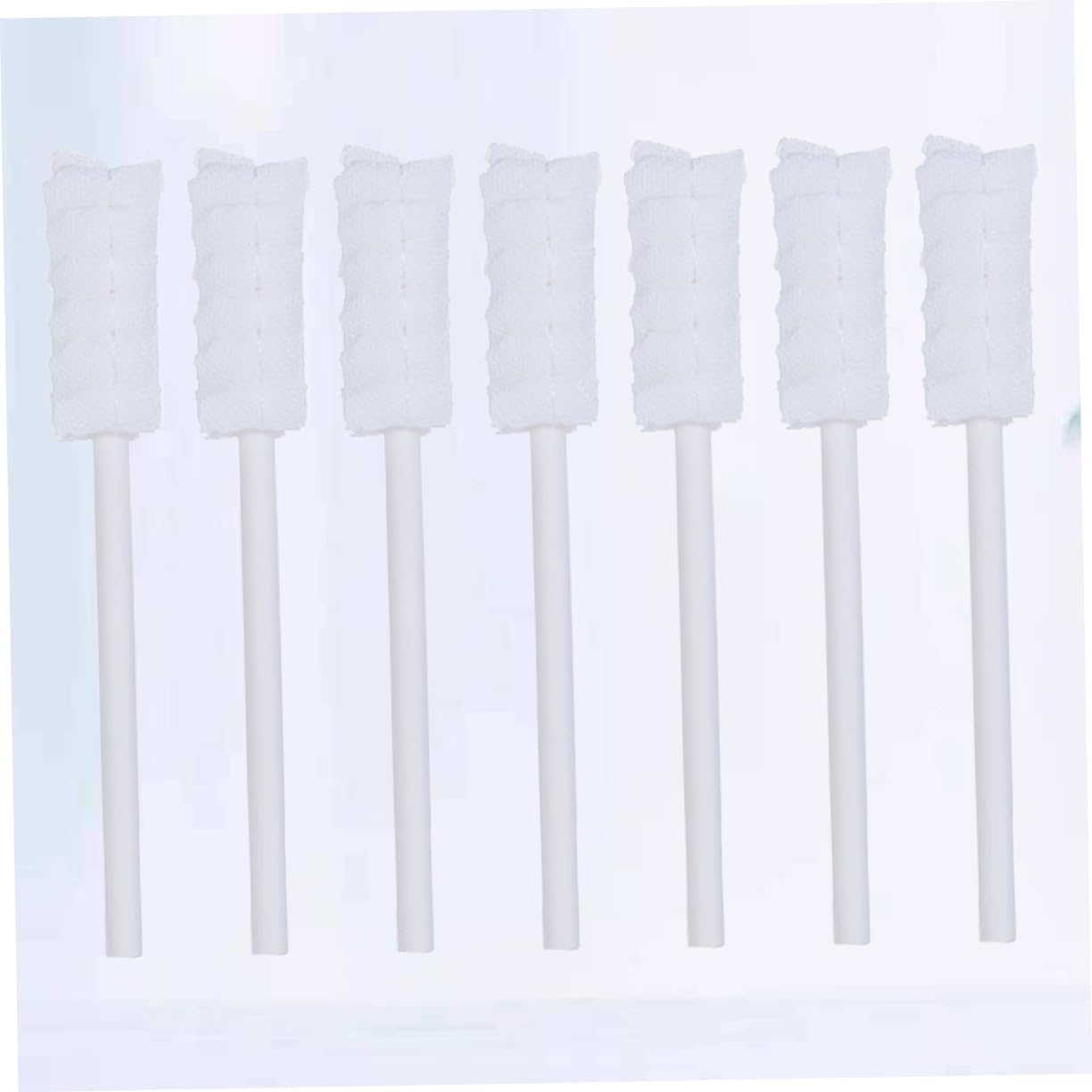 SOPOTUTU 10pcs Gauze Oral Care Cleaning Brushes for Soft Absorbent Safe Mouth Hygiene Tool for Boys White