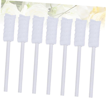PACKOVE 1set Mouth Swabs Soft Gauze Oral Care Cleaning for Safe and Practical Mouth Care for Boys and White 10pcs
