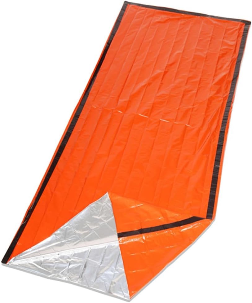 BESPORTBLE 2pcs Portable Sleeping Pe Aluminum Film Tent Mat Insulation Blanket for Outdoor Travel Survival