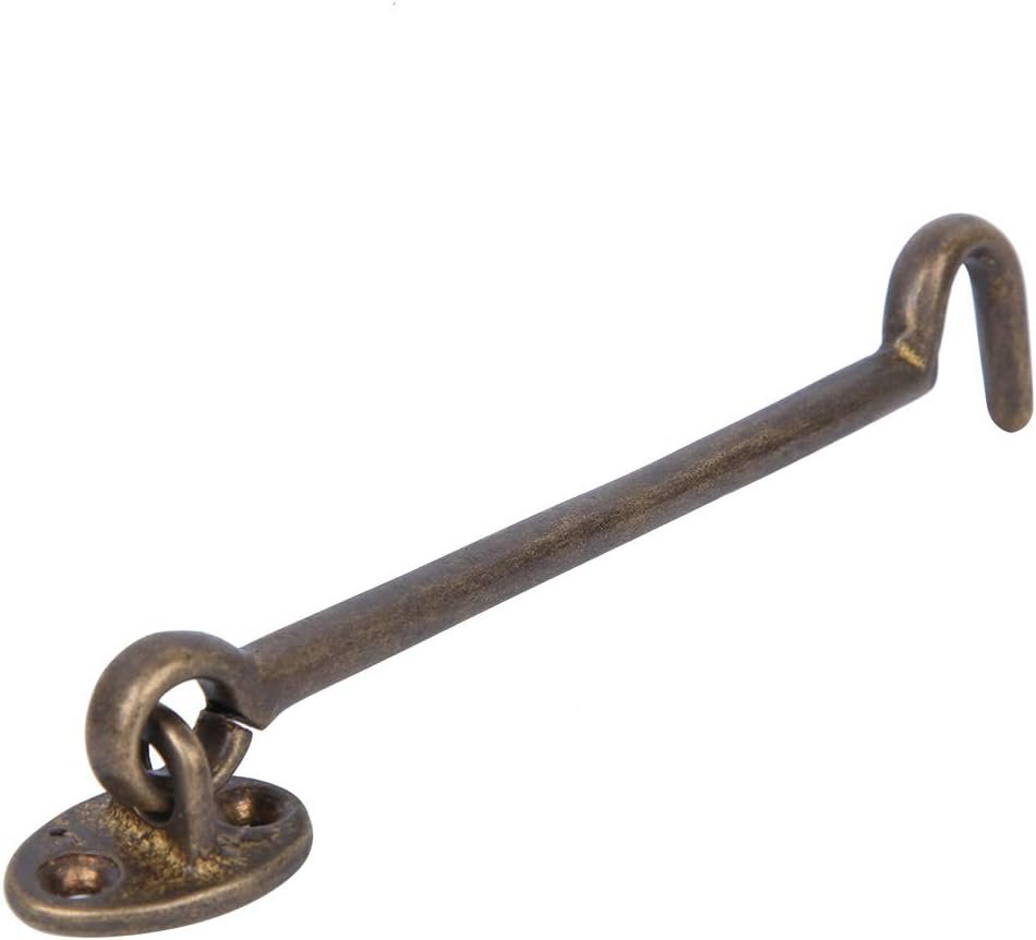 Chiusura per Finestra, Staffa Antivento in Ottone Antiruggine per Ufficio (bronzo antico)