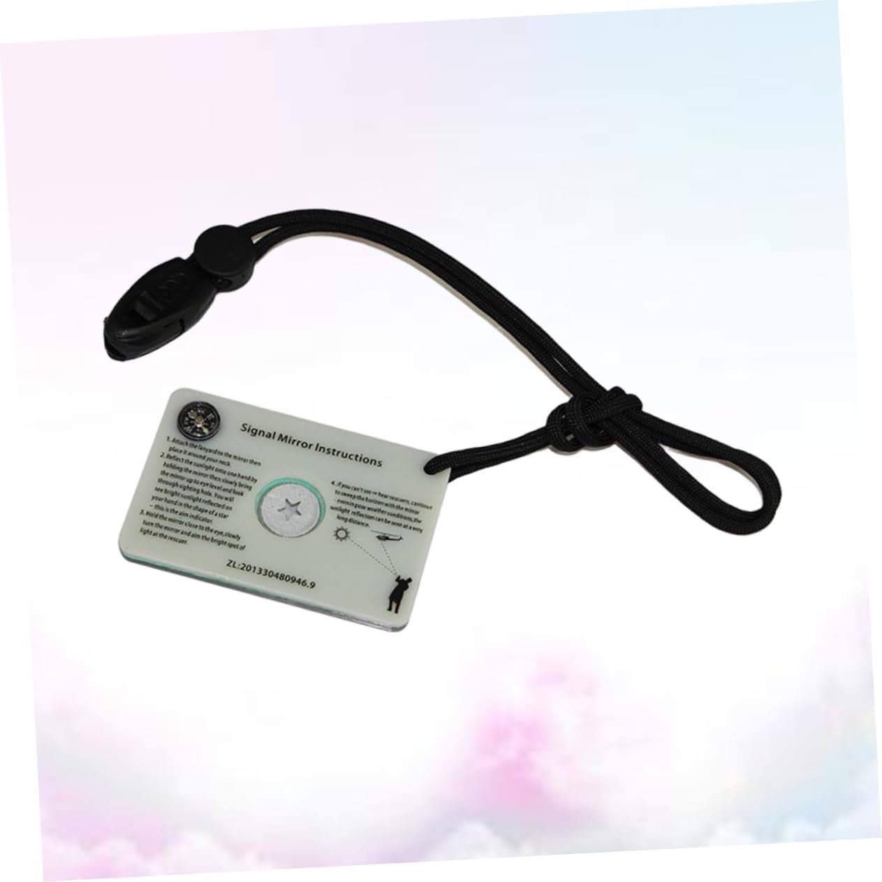 BESPORTBLE Tools Multi-Function Signal Mirror Reflective Mirror Survival Mirror Reflector Outdoor Accessories