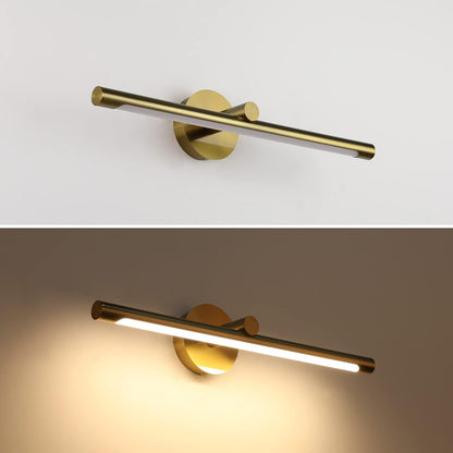 JUSHENG LED Picture Light for Paintings Gold Hard-Wired Connection Gallery Lighting Fixtures Dimmable Modern LED Picture Lights Artwork Display Lighting 24.21'' Inch 12W 3000K Warm White