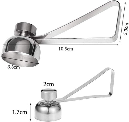 Pubiao Stainless Steel Egg Topper, Egg Opener Kitchen Gadget for Raw or Soft Hard Boiled Egg, Dishwasher Safe