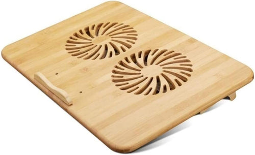 Laptop Cooler Laptop Cooling Pad Bamboo Laptop Stand Cooling Pad Laptop Cooler Pad Laptop Desk Laptop Table with Tilting Angles for Notebooks Laptop Cooling Stand Laptop Cooling Fan (Color : A, Size
