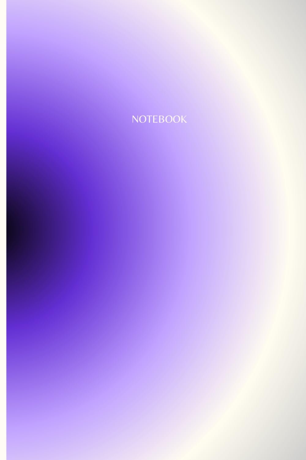 Notebook: Classic Purple Aura Notebook: Journal 120 Pages, College Ruled Lined Interior, For Office, For School, For Work, For Personal