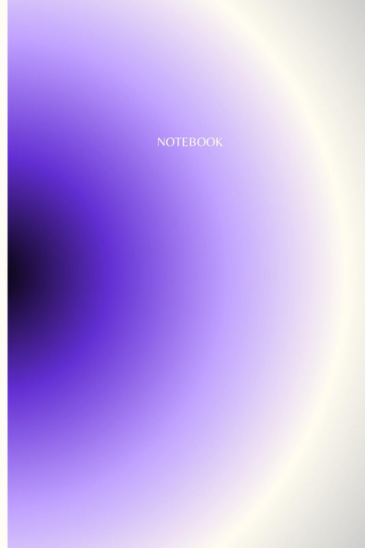 Notebook: Classic Purple Aura Notebook: Journal 120 Pages, College Ruled Lined Interior, For Office, For School, For Work, For Personal