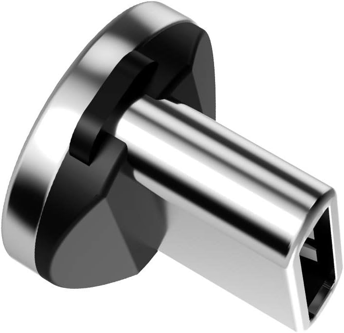 Ankndo Magnetic Connector Tip Heads [5-Pack] USB C Adapter 360 Rotating Strong Phone Cable Adapter for Type C Device