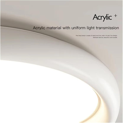 Modern LED Ceiling Light White Decor Smart Ceiling Chandelier Bedroom Living Room Apartment Kitchen Ceiling Lamp Remote Control Ceiling Lighting Fixtures