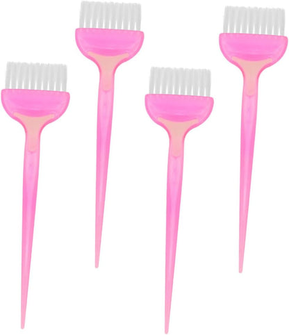 CALLARON 4 Pezzi Pennello Per La Cura Della Per Pettine Colorante Pettine Per Tinture Per Da Barbiere Attrezzo Parrucchiere Utensili Addominali Rosa