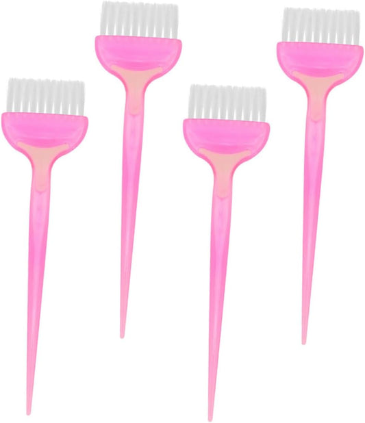 CALLARON 4 Pezzi Pennello Per La Cura Della Per Pettine Colorante Pettine Per Tinture Per Da Barbiere Attrezzo Parrucchiere Utensili Addominali Rosa