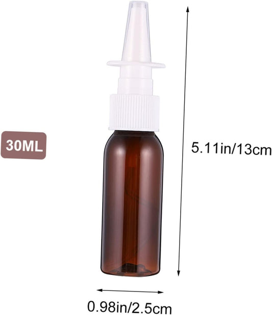 WOONEKY 8Pcs Bottles Reusable Ergonomic Design Material for Essential Oils Saline Perfumes and Facial Misting Leak Resistant and Comfortable Use