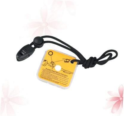 Toyvian Daylight Signal Mirror Outdoor Emergency Retroreflector for Survival Accurate Long Distance