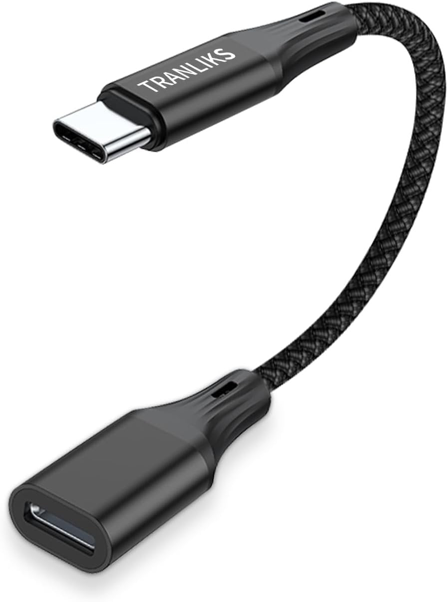 TRANLIKS USB C to Lightning Female Adapters 60W PD Fast Charging and Data Transfer for 15/16 Series.(Earphones not Supported)