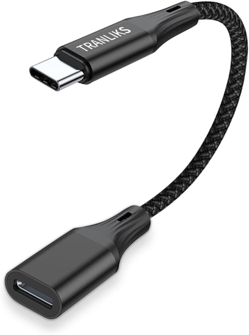 TRANLIKS USB C to Lightning Female Adapters 60W PD Fast Charging and Data Transfer for 15/16 Series.(Earphones not Supported)