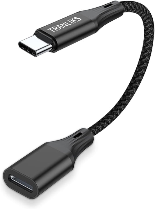 TRANLIKS USB C to Lightning Female Adapters 60W PD Fast Charging and Data Transfer for 15/16 Series.(Earphones not Supported)