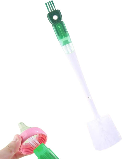 Bottle Brushes for Cleaning, 5-in-1 Multifunctional Washer, Versatile Scrubber Set, 14.17x2.76 Inch Deep Clean for Bottles and Cups, Quality Home Travel Essential, Easy Grip Handle