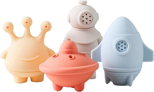 Kids Bath Toys, Silicone Sensory Toys, Detachable Pool Accessories, Soft Water Shower Fun, Bathtub Learning Tools, Outdoor Travel Play Set, Party Present for Child