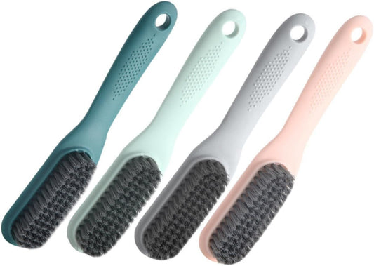 Holibanna Set Di Spazzole Per Scarpe E Vestiti Family Essential Da 4 Pezzi Con Manico E Setole Anti-pelucchi Per La Rimozione Delle Macchie