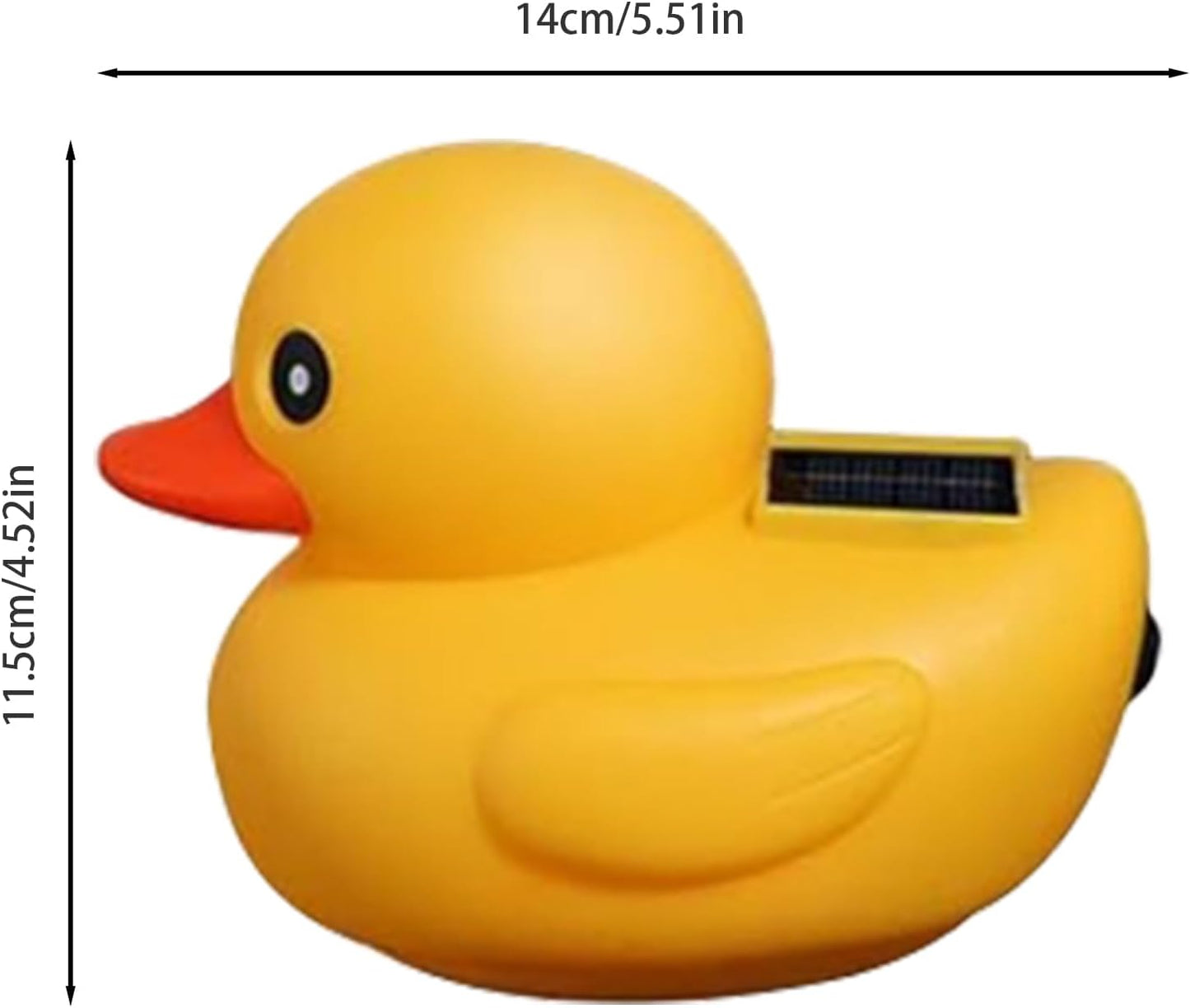 Floating Pool Lights Solar Powered – Duck Shaped Pool Light, Rechargeable Daylight Sensor | Decorative Pond Floating Light For Parties, Backyard Ambience Booster, Solar Duck Ornament, Patio Water Glow