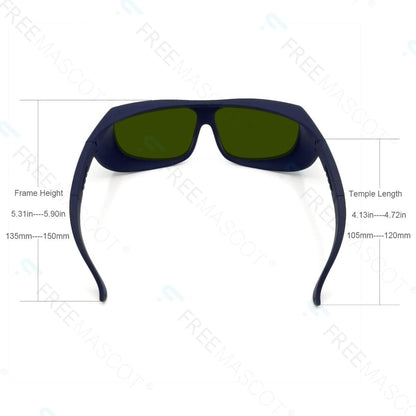FreeMascot Professional 190-2000nm IPL Laser Safety Glasses for Hair Removal, Beauty Care & Tatoo Eye Protection
