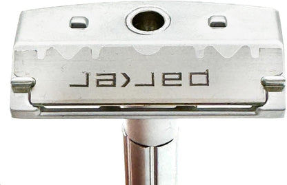 Parker SoloEdge Single Edge Safety Razor with 100 Parker Platinum Single Edge Razor Blades Included