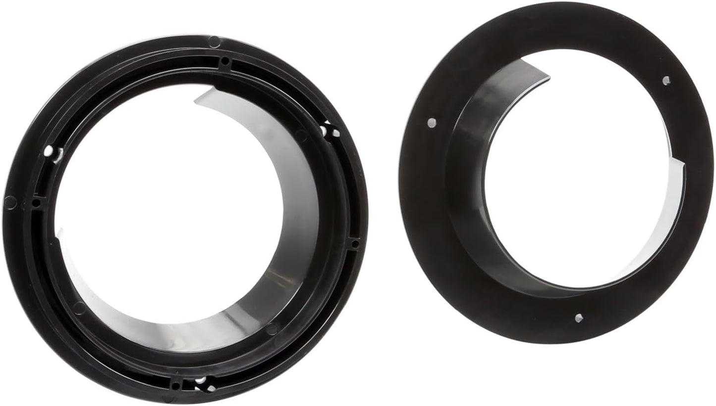 Adapter Kit Rings Spacers Supports Speakers Speakers Car Radio Connectors for Car 16.5 / cm 165 mm Compatible with Suzuki Swift, SX, Gran Vitara 2, Spalsh/Fiat Sedici, Opel Agila B