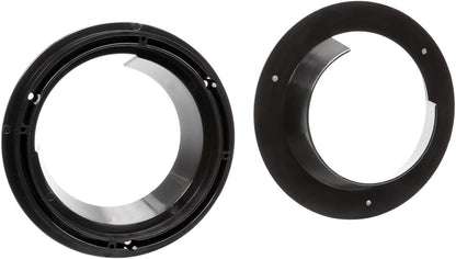 Adapter Kit Rings Spacers Supports Speakers Speakers Car Radio Connectors for Car 16.5 / cm 165 mm Compatible with Suzuki Swift, SX, Gran Vitara 2, Spalsh/Fiat Sedici, Opel Agila B