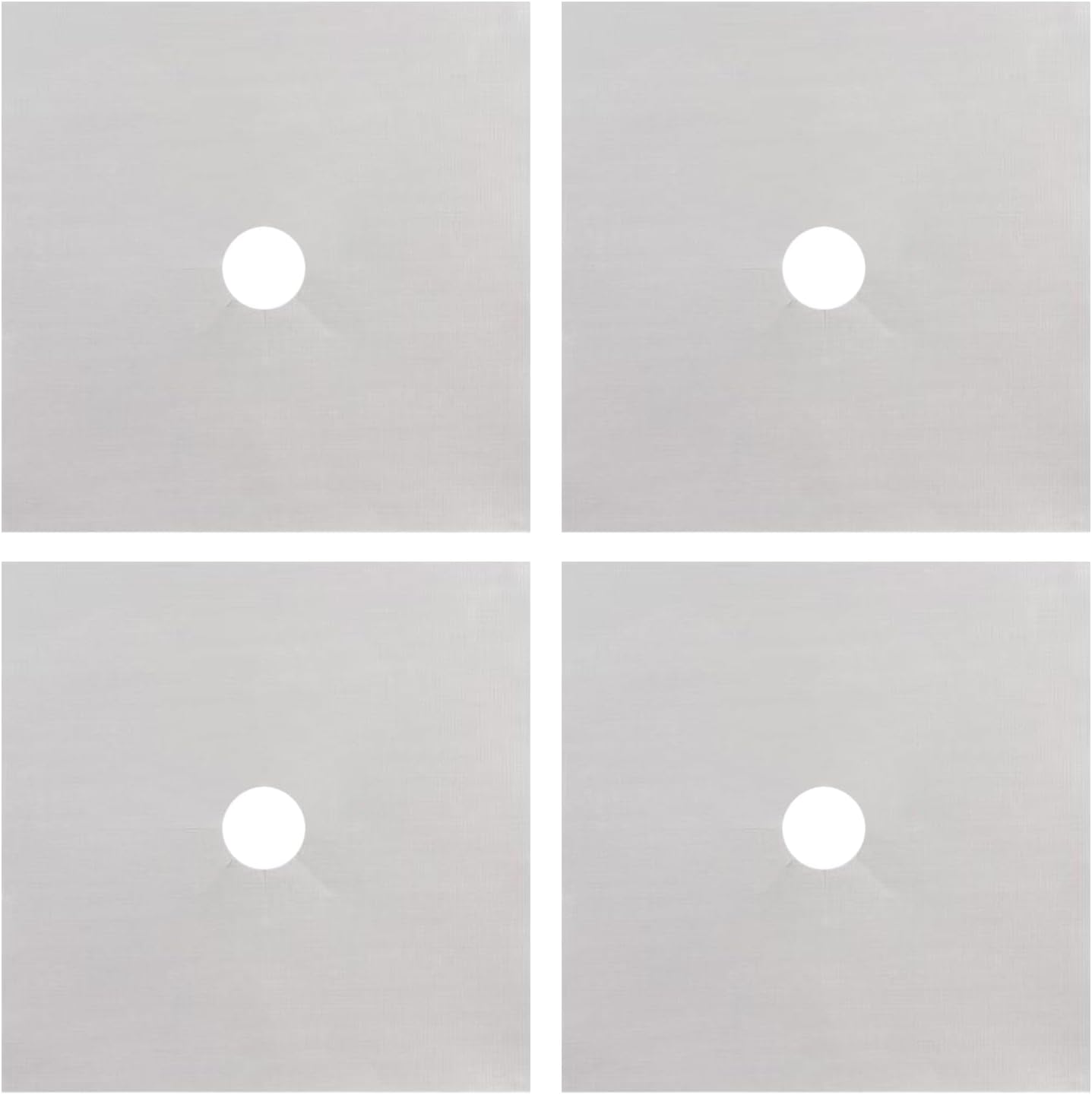 Stove Top Covers Burners, 4x Burner Protector, Heat Resistant Reusable Anti Oil Cleaning Pads, Essential Kitchen Gadget 10.63x10.63 Inches for Cooking in Rvs, Restaurants