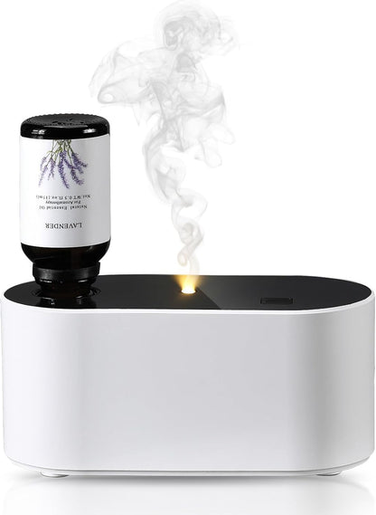 Waterless Diffuser for Essential Oil, Scent Air Aromatherapy Diffuser, Mini Portable Aroma Diffusers with 3 Mist Modes, Cycle Start, for 160 sq.ft Room Home Office Bedroom