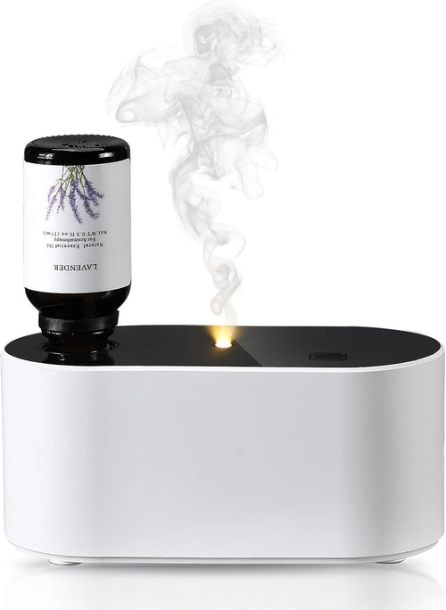 Waterless Diffuser for Essential Oil, Scent Air Aromatherapy Diffuser, Mini Portable Aroma Diffusers with 3 Mist Modes, Cycle Start, for 160 sq.ft Room Home Office Bedroom